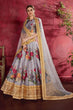 Load image into Gallery viewer, Wedding Collection Lehenga Choli In Grey Colour Clothsvilla