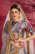 Load image into Gallery viewer, Wedding Collection Lehenga Choli In Grey Colour Clothsvilla