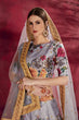 Load image into Gallery viewer, Wedding Collection Lehenga Choli In Grey Colour Clothsvilla