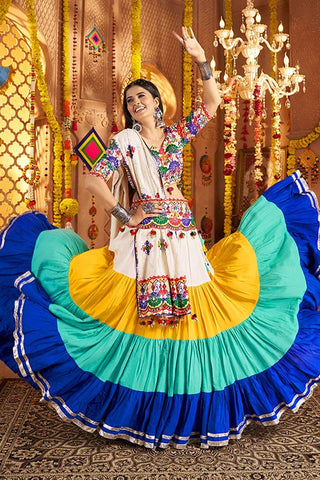 Multi Color Best Chaniya Choli for Navratri Clothsvilla