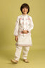 Traditional Wear White Koti Kurta Pajama for Boys Wear Clothsvilla