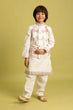 Load image into Gallery viewer, Traditional Wear White Koti Kurta Pajama for Boys Wear Clothsvilla