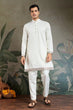 Load image into Gallery viewer, Cultural Function Special White Color Kurta Koti for Men Clothsvilla