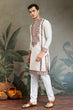 Load image into Gallery viewer, Wedding Special White Embroidered Kurta for Men Clothsvilla