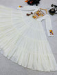 Load image into Gallery viewer, White Designer Gown for Navaratri Celebrations ClothsVilla