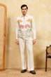 Load image into Gallery viewer, White Velvet Embroidered Bomber Jacket with Pant for Mens Wear Clothsvilla