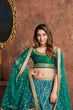 Load image into Gallery viewer, Women's New Collection Lehenga Choli Turquoise Clothsvilla
