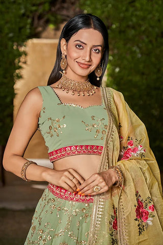 Wonderfull Collection For Women Bridal Wear Lehenga Choli With Dupatta Clothsvilla