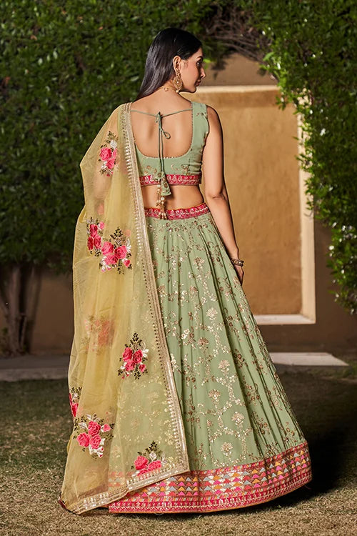 Wonderfull Collection For Women Bridal Wear Lehenga Choli With Dupatta Clothsvilla