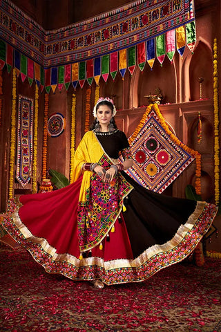 Traditional Navratri Mirror Chaniya Choli for Women Clothsvilla