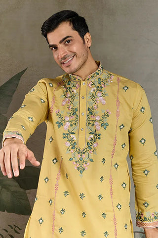 Haldi Special Trending Kurta Design for Men Clothsvilla
