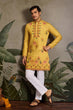Load image into Gallery viewer, Men’s Traditional Yellow Kurta for Haldi Ceremony Clothsvilla