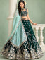 Green Rangoli Silk Embroidered Lehenga Choli With Dupatta ClothsVilla