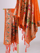 Load image into Gallery viewer, A Dupatta That Speaks Tradition – Elegant Jacquard Paithani Dupatta ClothsVilla