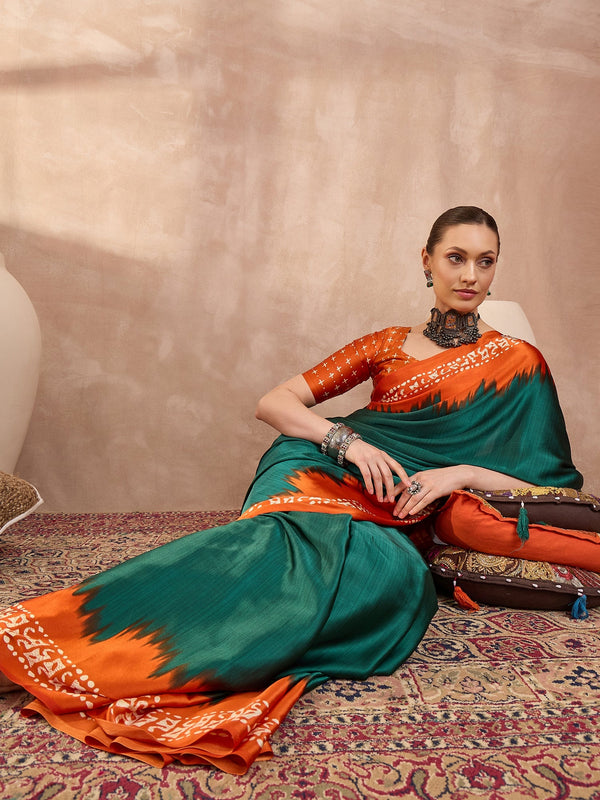 Aadhira Stylish Semi Modal Saree for Party & Festive Wear ClothsVilla