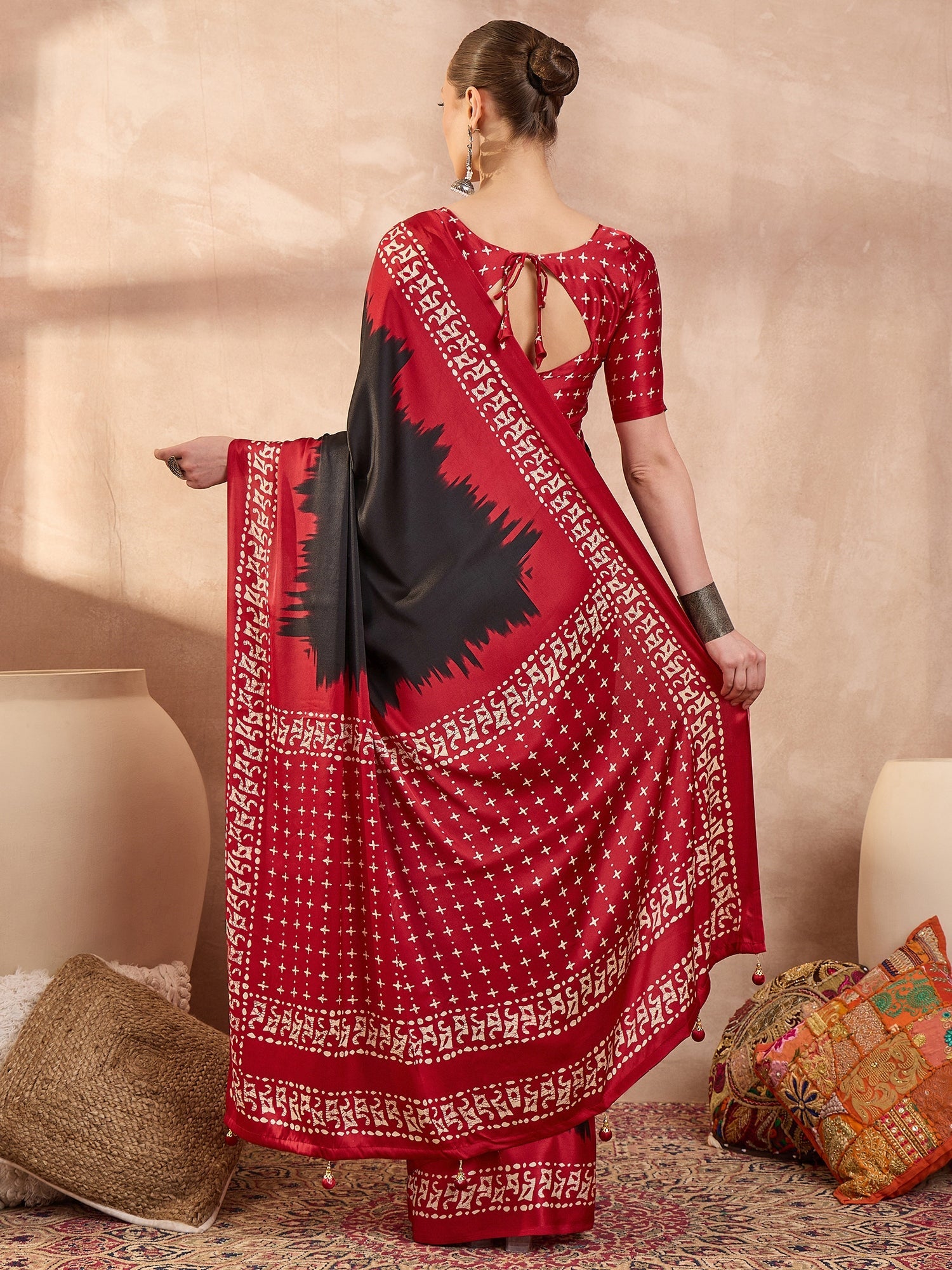 Aadhira Stylish Semi Modal Saree for Party & Festive Wear ClothsVilla