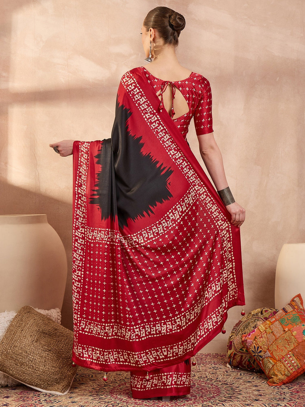 Aadhira Stylish Semi Modal Saree for Party & Festive Wear ClothsVilla