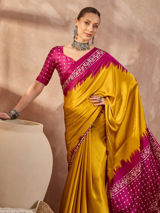 Aadhira Stylish Semi Modal Saree for Party & Festive Wear ClothsVilla