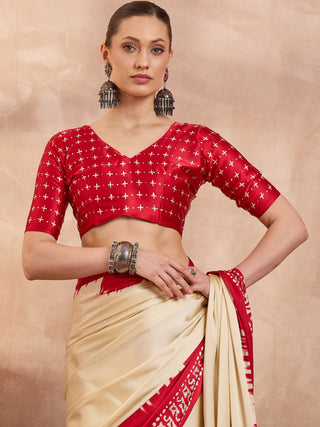 Aadhira Stylish Semi Modal Saree for Party & Festive Wear ClothsVilla