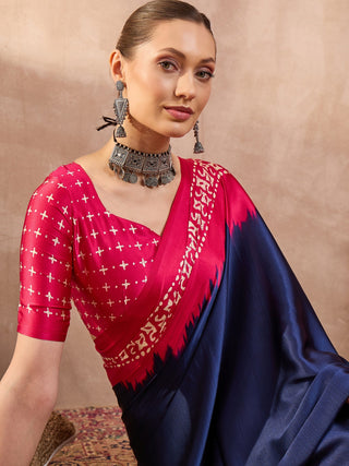 Aadhira Stylish Semi Modal Saree for Party & Festive Wear ClothsVilla