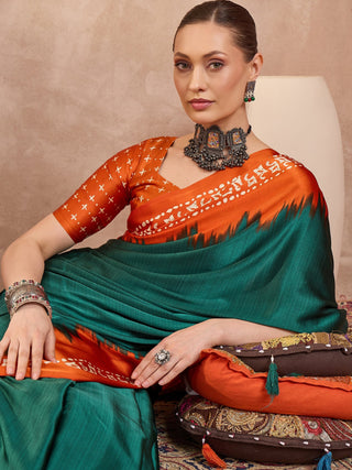 Aadhira Stylish Semi Modal Saree for Party & Festive Wear ClothsVilla