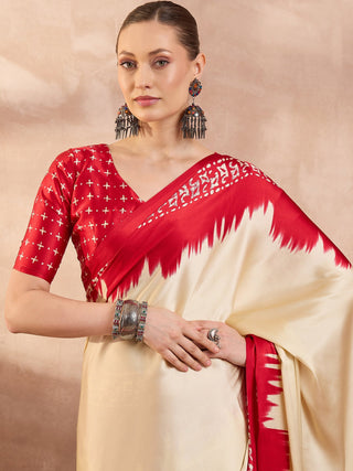 Aadhira Stylish Semi Modal Saree for Party & Festive Wear ClothsVilla
