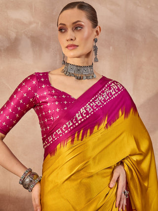 Aadhira Stylish Semi Modal Saree for Party & Festive Wear ClothsVilla