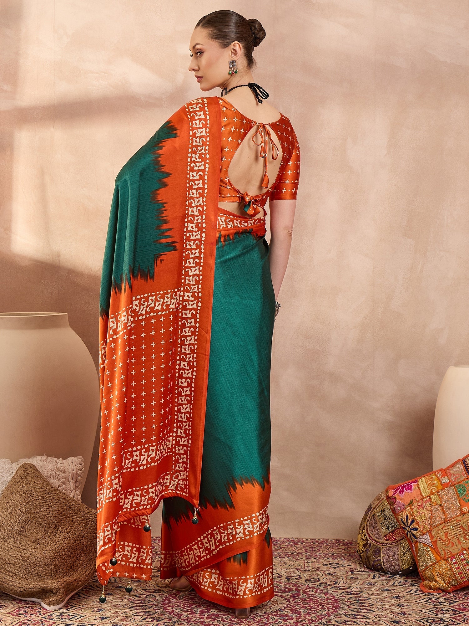 Aadhira Stylish Semi Modal Saree for Party & Festive Wear ClothsVilla