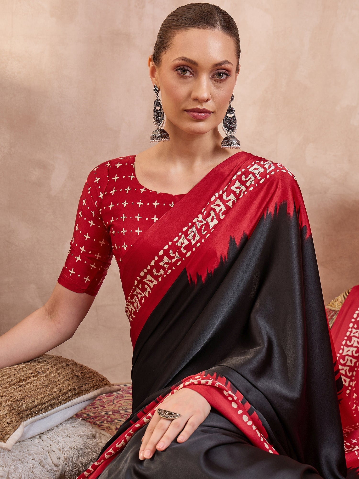 Aadhira Stylish Semi Modal Saree for Party & Festive Wear ClothsVilla