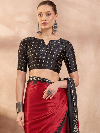 Aadhira Stylish Semi Modal Saree for Party & Festive Wear ClothsVilla