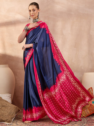 Aadhira Stylish Semi Modal Saree for Party & Festive Wear ClothsVilla