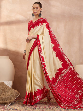 Aadhira Stylish Semi Modal Saree for Party & Festive Wear ClothsVilla