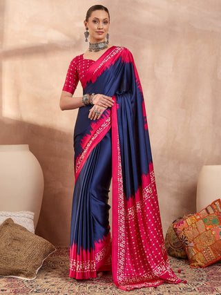 Aadhira Stylish Semi Modal Saree for Party & Festive Wear ClothsVilla
