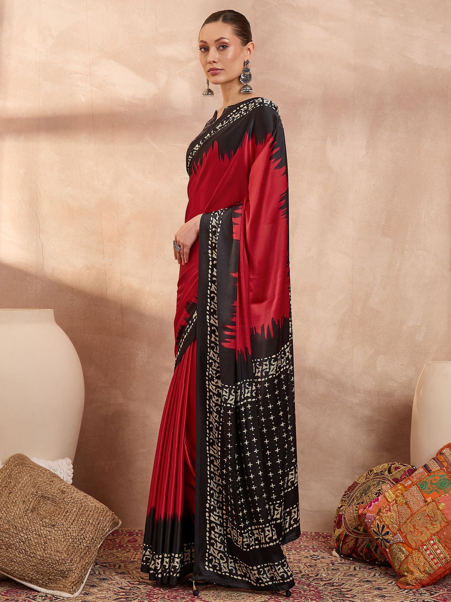 Aadhira Stylish Semi Modal Saree for Party & Festive Wear ClothsVilla