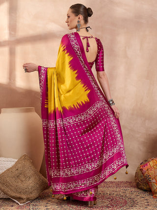Aadhira Stylish Semi Modal Saree for Party & Festive Wear ClothsVilla