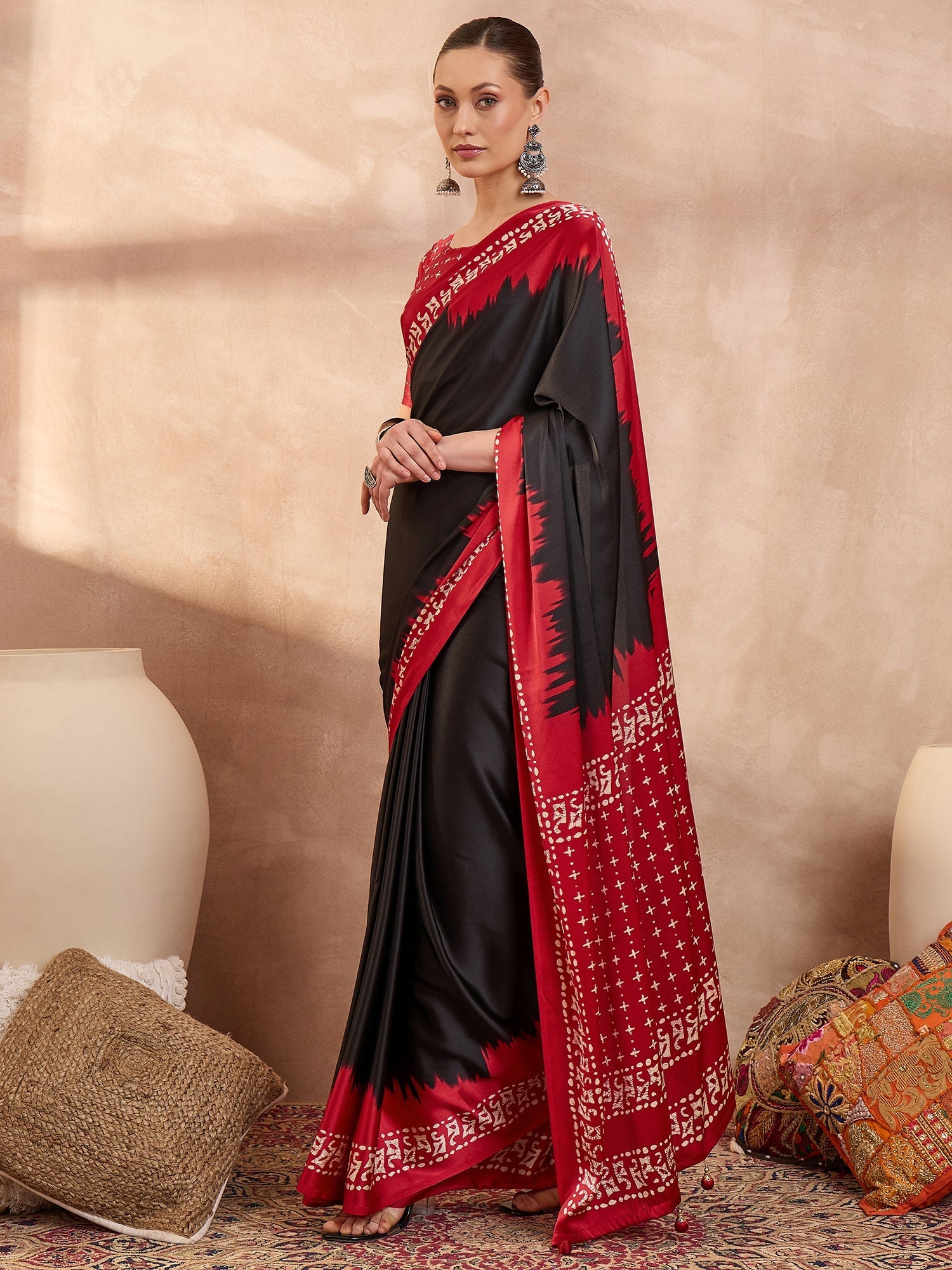 Aadhira Stylish Semi Modal Saree for Party & Festive Wear ClothsVilla