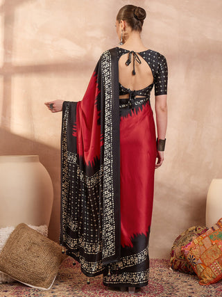 Aadhira Stylish Semi Modal Saree for Party & Festive Wear ClothsVilla
