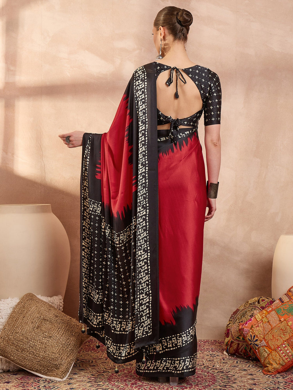 Aadhira Stylish Semi Modal Saree for Party & Festive Wear ClothsVilla