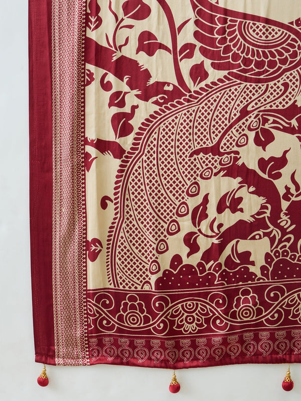 Aakriti Contemporary Semi Modal Saree for Special Occasions ClothsVilla