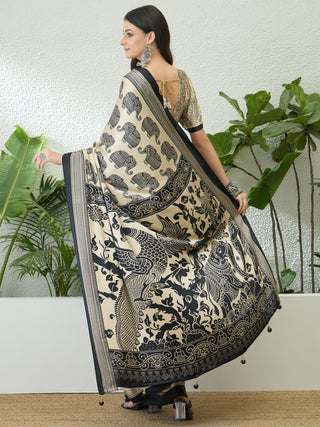Aakriti Contemporary Semi Modal Saree for Special Occasions ClothsVilla