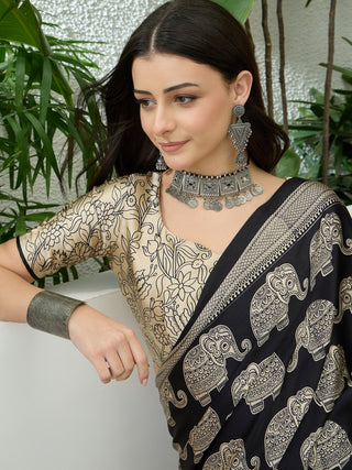 Aakriti Contemporary Semi Modal Saree for Special Occasions ClothsVilla
