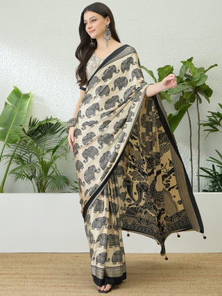 Aakriti Contemporary Semi Modal Saree for Special Occasions ClothsVilla