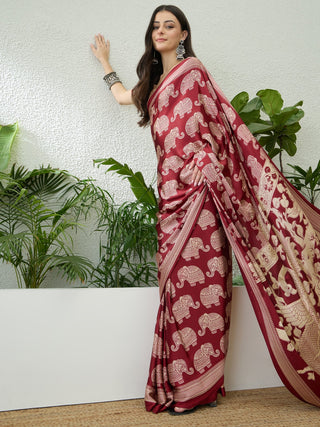Aakriti Contemporary Semi Modal Saree for Special Occasions ClothsVilla