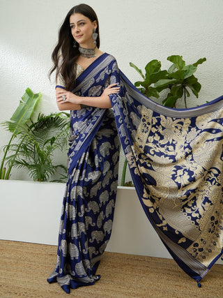 Aakriti Contemporary Semi Modal Saree for Special Occasions ClothsVilla