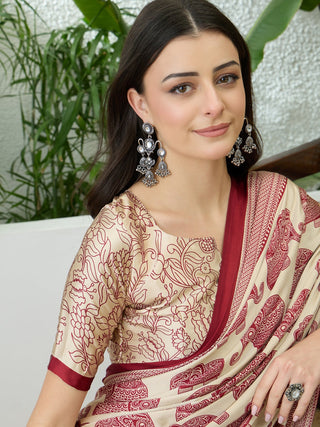 Aakriti Contemporary Semi Modal Saree for Special Occasions ClothsVilla