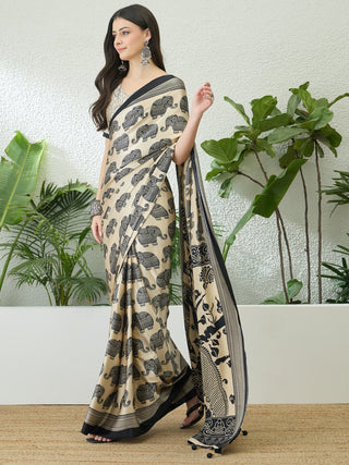 Aakriti Contemporary Semi Modal Saree for Special Occasions ClothsVilla