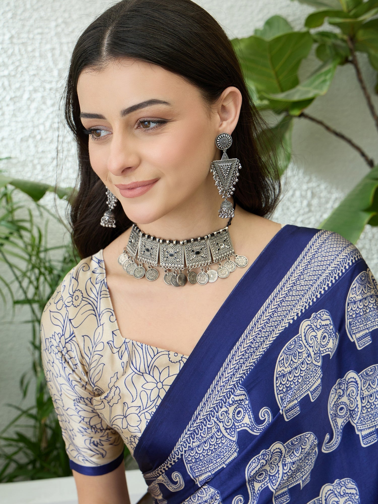 Aakriti Contemporary Semi Modal Saree for Special Occasions ClothsVilla