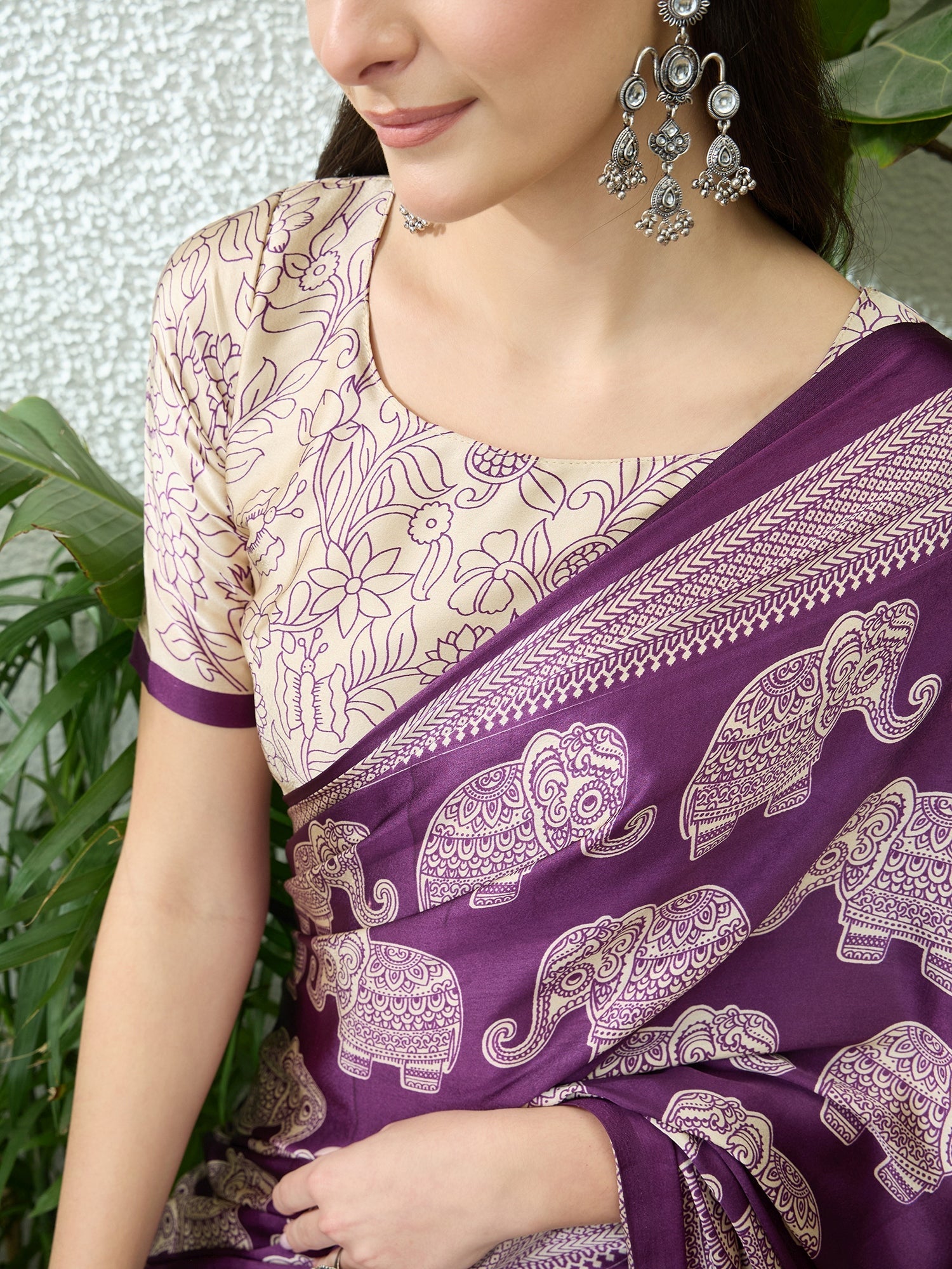 Aakriti Contemporary Semi Modal Saree for Special Occasions ClothsVilla
