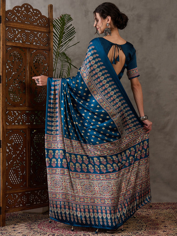 Aarohi Premium Semi Modal Saree for Festive Wear ClothsVilla