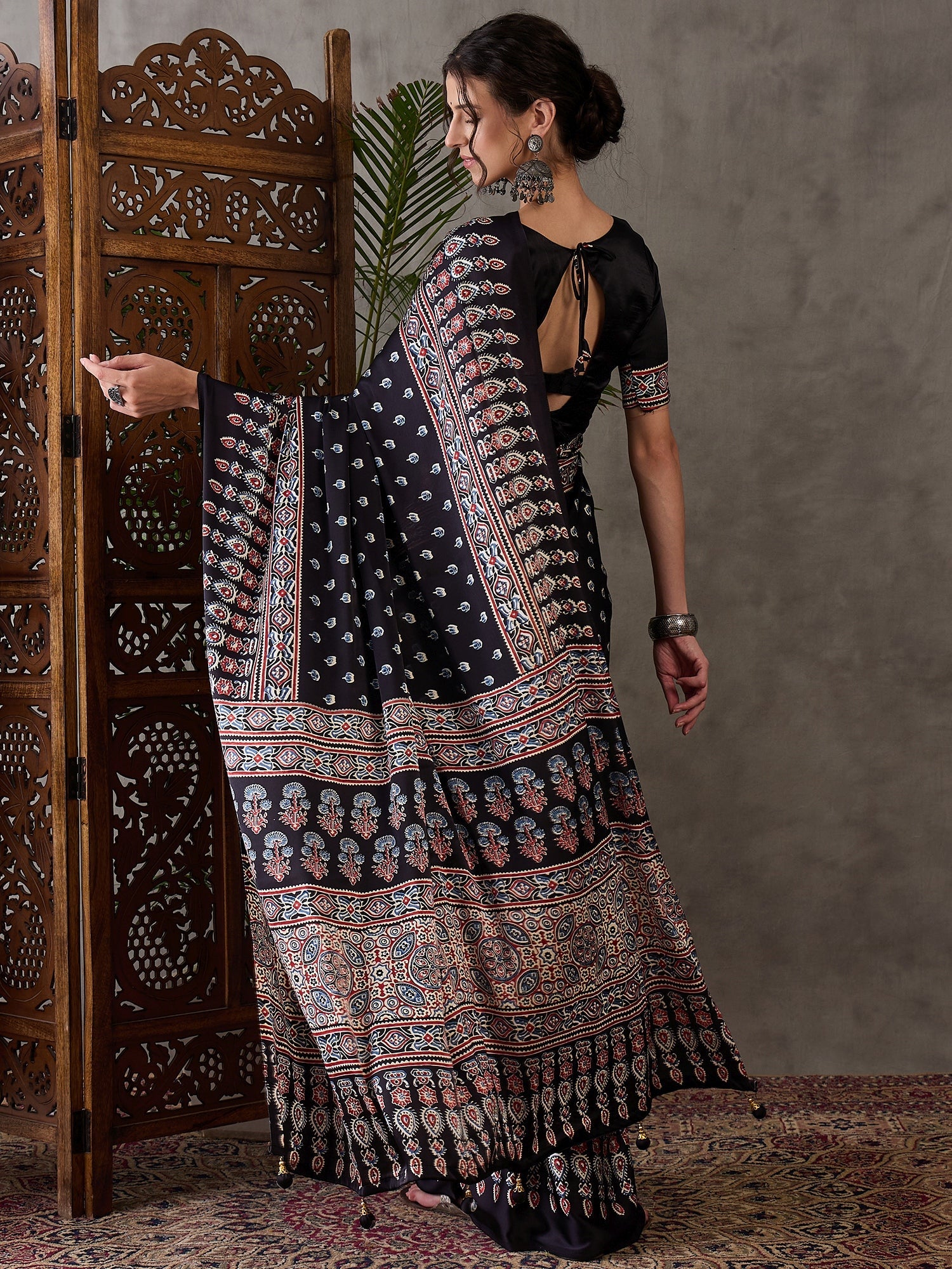 Aarohi Premium Semi Modal Saree for Festive Wear ClothsVilla